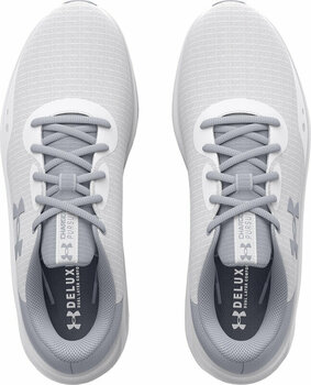 Obuća za trčanje na cesti Under Armour UA Charged Pursuit 3 Tech Running Shoes White/Mod Gray 44 Obuća za trčanje na cesti - 4