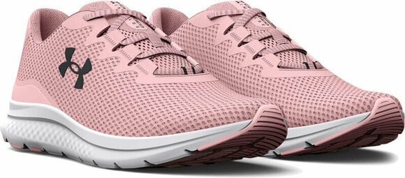 Weghardloopschoenen Under Armour Women's UA Charged Impulse 3 Running Shoes Prime Pink/Black 37,5 Weghardloopschoenen - 3