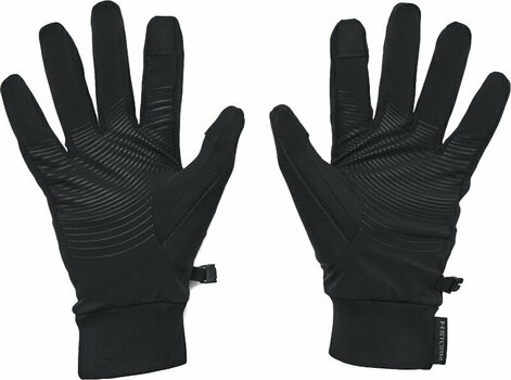 Luvas de corrida Under Armour UA Storm Fleece Run Gloves Black/Reflective S Luvas de corrida - 2