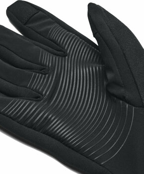 Luvas de corrida Under Armour UA Storm Fleece Run Gloves Black/Reflective S Luvas de corrida - 3