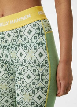 Dámske termoprádlo Helly Hansen W Lifa Merino Midweight Graphic Base Layer Pants Jade 2.0 Star Pixel XL Dámske termoprádlo - 3