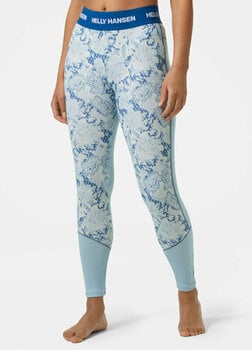 Kleidung Helly Hansen W Lifa Merino Midweight Graphic Base Layer Pants Baby Trooper Floral Cross M - 4