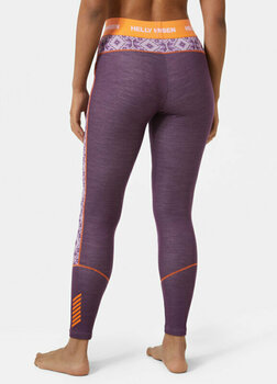 Thermo ondergoed voor dames Helly Hansen W Lifa Merino Midweight Graphic Base Layer Pants Amethyst Star Pixel L Thermo ondergoed voor dames - 6