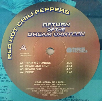 LP deska Red Hot Chili Peppers - Return Of The Dream Canteen (Curacao Vinyl) (2 LP) - 4