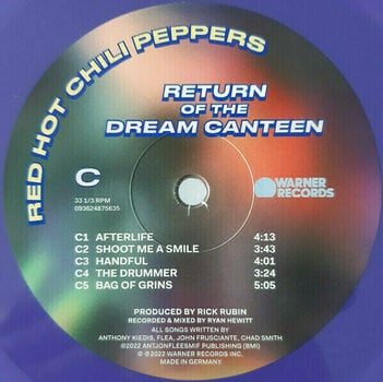 LP ploča Red Hot Chili Peppers - Return Of The Dream Canteen (Purple Vinyl) (2 LP) - 5