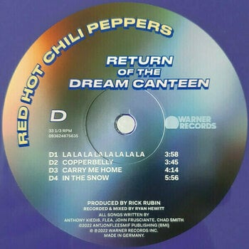 Disc de vinil Red Hot Chili Peppers - Return Of The Dream Canteen (Purple Vinyl) (2 LP) - 6