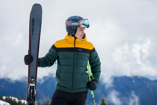 Casaco de esqui Helly Hansen Bossanova Puffy Ski Jacket Darkest Spruce L - 9