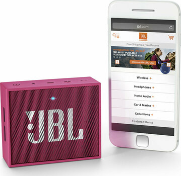 Portable Lautsprecher JBL Go Pink - 4
