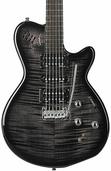 Elektrisk guitar Godin xtSA Trans Black Flame - 3