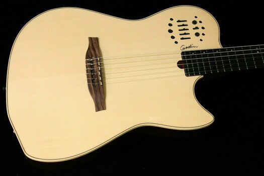 Speciell akustisk-elektrisk gitarr Godin Multiac Nylon SA Natural HG - 2