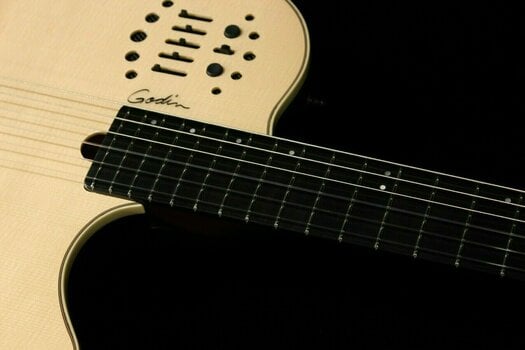 Speciell akustisk-elektrisk gitarr Godin Multiac Nylon SA Natural HG - 3