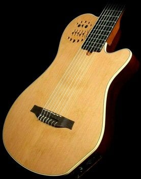 Guitarra eletroacústica especial Godin Multiac Nylon SA Natural HG - 5