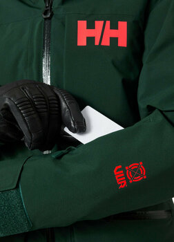 Jachetă schi Helly Hansen W Powderqueen Infinity Ski Jacket Darkest Spruce XS - 4