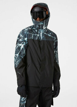 Lyžařská bunda Helly Hansen Ullr D Shell Ski Jacket Black Ice S - 6