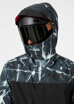 Lyžařská bunda Helly Hansen Ullr D Shell Ski Jacket Black Ice XL - 3