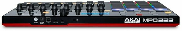 MIDI kontroler, MIDI ovládač Akai MPD232 - 2