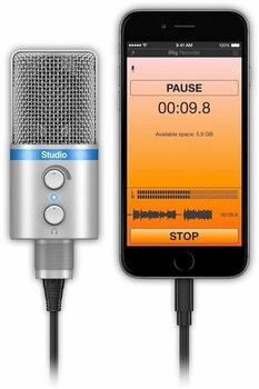 Microphone for Smartphone IK Multimedia iRig Mic Studio Silver - 7