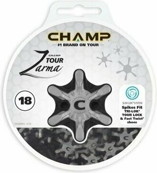 Accessories for golf shoes Champ Zarma Tour Golf Cleats (Fast Twist 3.0) Silver/Black - 2