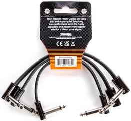 Kabel krosowy Dunlop MXR 3PDCPR06 Ribbon Patch Cable 3 Pack 15 cm Kątowy - Kątowy Kabel krosowy - 1