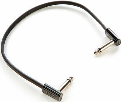Cablu Patch, cablu adaptor Dunlop MXR DCPR1 Ribbon Patch Cable Negru 30 cm Oblic - Oblic - 3