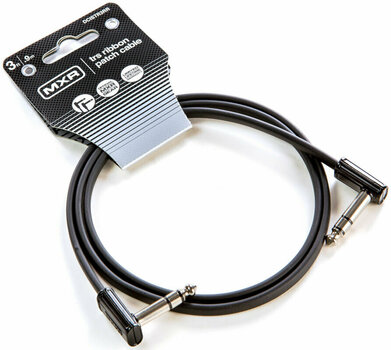 Adapter/Patch Cable Dunlop MXR DCISTR3RR Ribbon TRS Cable Black 0,9 m Angled - Angled - 5