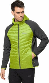 Giacca outdoor Jack Wolfskin Routeburn Pro Hybrid M Lime S Giacca outdoor - 2