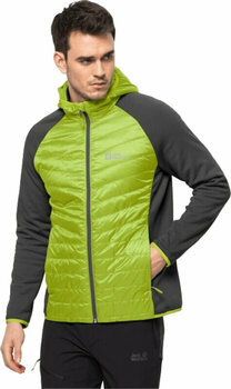 Udendørs jakke Jack Wolfskin Routeburn Pro Hybrid M Udendørs jakke Lime XL - 2