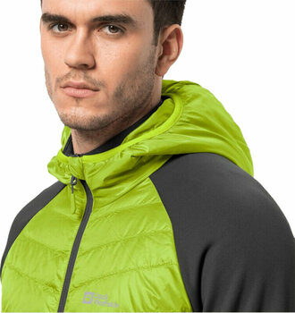 Udendørs jakke Jack Wolfskin Routeburn Pro Hybrid M Udendørs jakke Lime 3XL - 4