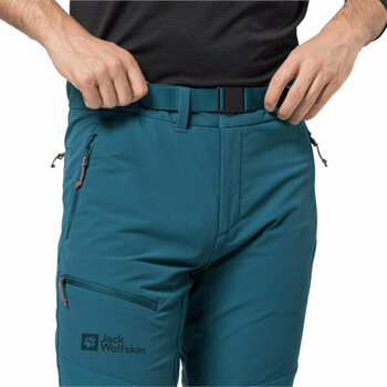 Pantalons outdoor Jack Wolfskin Ziegspitz Pants M Blue Coral 48 Pantalons outdoor - 4