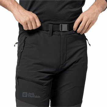 Ulkoiluhousut Jack Wolfskin Ziegspitz Pants M Black 54 Ulkoiluhousut - 4