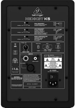 2-obsežni aktivni studijski monitor Behringer NEKKST K5 - 3