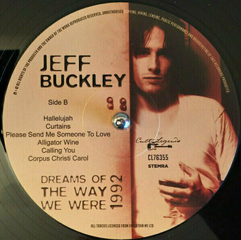 Vinyl Record Jeff Buckley - Best Of Dreams Of The Way We Were Live 1992 (LP) - 3
