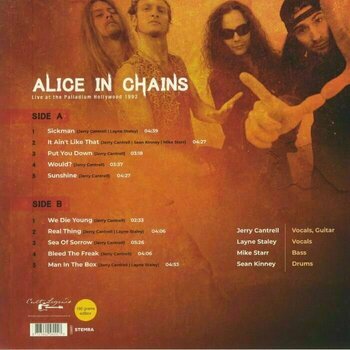 LP Alice In Chains - Best Of Live At The Palladium Hollywood 1992 (LP) - 2