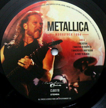 Vinylskiva Metallica - Best Of Woodstock 1994 (LP) - 2