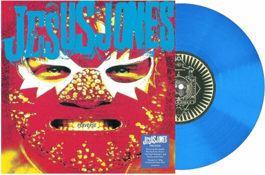 Vinyl Record Jesus Jones - Perverse (Translucent Blue Vinyl) (LP) - 2