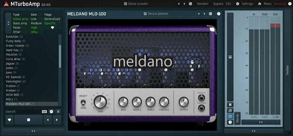 Studio software plug-in effect MELDA MTurboAmp (Digitaal product) - 2