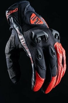 Motorcycle Gloves Five Stunt Evo Black/Red 3XL Motorcycle Gloves - 5