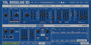 Tonstudio-Software VST-Instrument TAL SOFTWARE BassLine-101 (Digitales Produkt) - 3