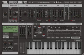 Tonstudio-Software VST-Instrument TAL SOFTWARE BassLine-101 (Digitales Produkt) - 4