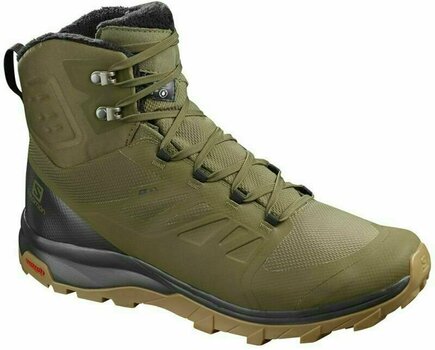 Mens Outdoor Shoes Salomon Outblast TS CSWP Burnt Olive/Phantom 46 Mens Outdoor Shoes - 2