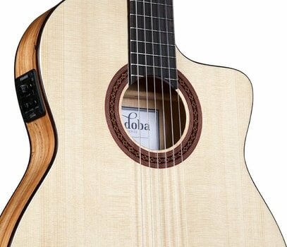 Classical Guitar with Preamp Cordoba C5-CET Spalted Maple Limited 4/4 Natural - 3