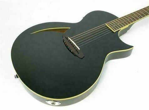 Special Acoustic-electric Guitar ESP LTD TL-6 Black - 4