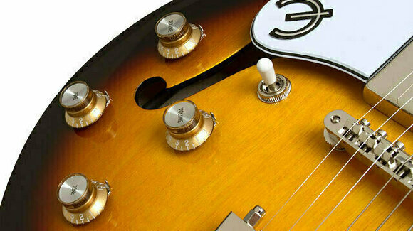Polu-akustična gitara Epiphone Casino Left-Handed Vintage Sunburst - 2
