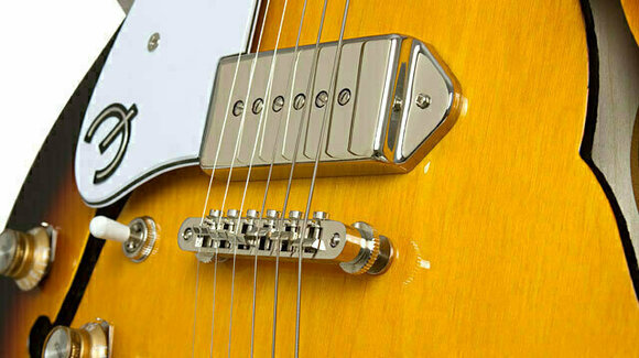 Polu-akustična gitara Epiphone Casino Left-Handed Vintage Sunburst - 3