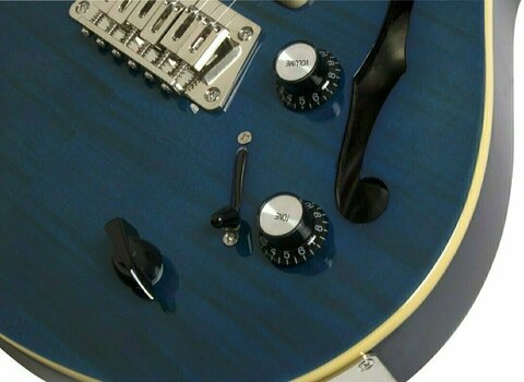 Halvakustisk gitarr Epiphone Blueshawk Deluxe Midnight Sapphire - 2