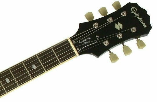Semi-Acoustic Guitar Epiphone Blueshawk Deluxe Translucent Black - 5