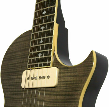 Guitarra semi-acústica Epiphone Blueshawk Deluxe Translucent Black - 2