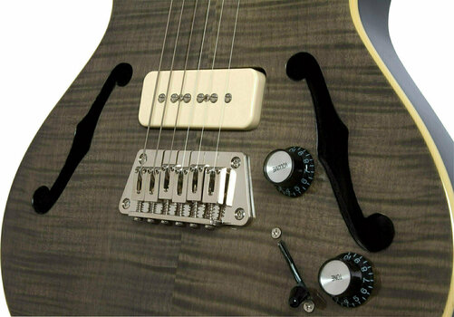 Semi-akoestische gitaar Epiphone Blueshawk Deluxe Translucent Black - 3