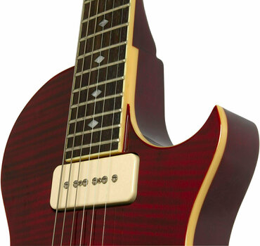 Semi-akoestische gitaar Epiphone Blueshawk Deluxe Wine Red - 2