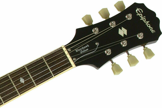 Guitarra semi-acústica Epiphone Blueshawk Deluxe Wine Red - 5
